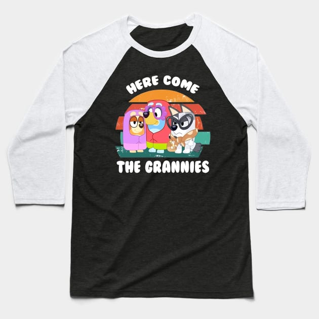 Here come the grannies - Retro Baseball T-Shirt by Instocrew